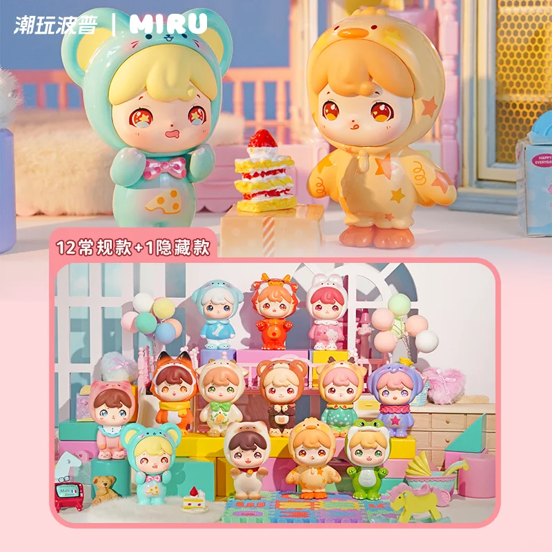 

Подлинная серия Miru Goodnight Party, слепая коробка, милый декор для комнаты, настольный декор, подарок на день рождения для друзей, семьи, детей, модная милая кукла