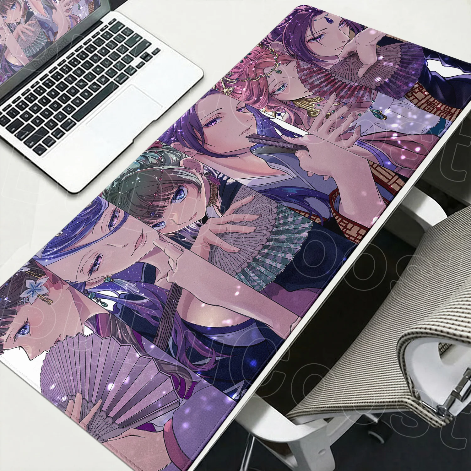 Large Computer Rubber Anti-slip Anime New Mouse Pad XXL Kawaii The Apothecary Diaries Durable Laptop Gaming​ Office Long Deskmat