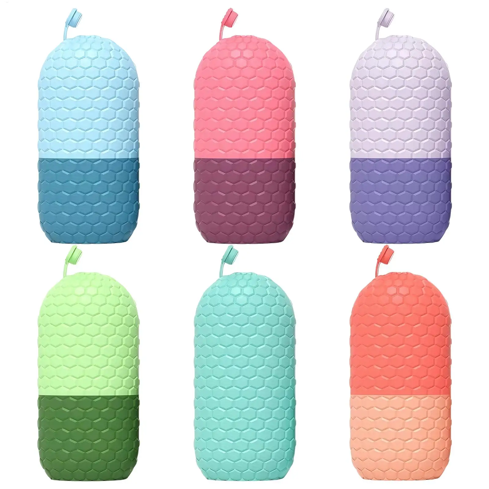 Silicone Ice Facial Molds Reusable Ice Tray Facial Skin Care Cold Compress Massage Beauty Tool Holiday Christmas Gift for Women