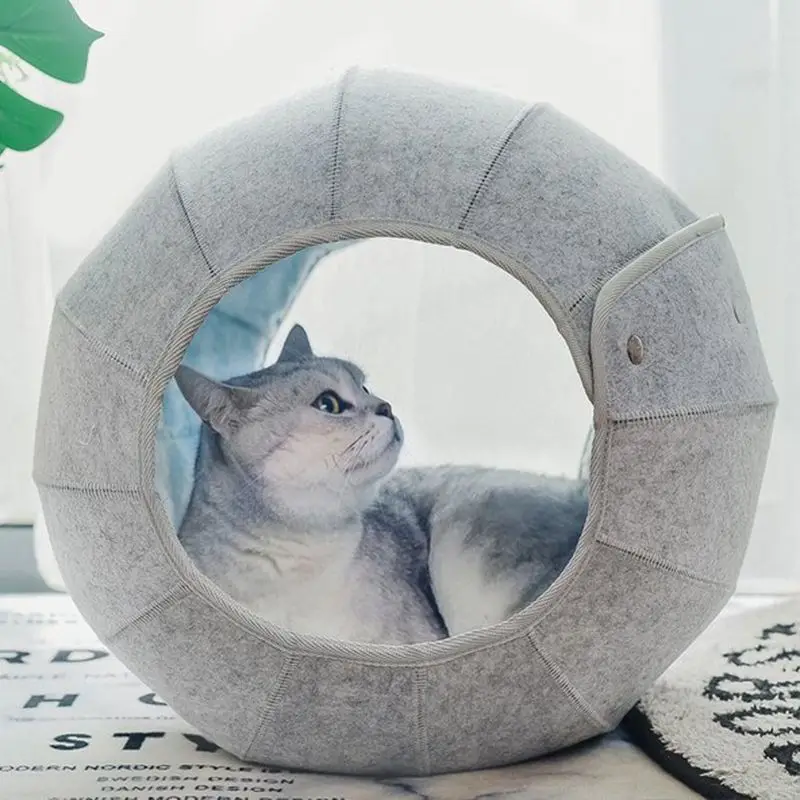 

Multi functional cat's nest tunnel All season round warm deformation cat hole removable and washable cat supplies pet nest