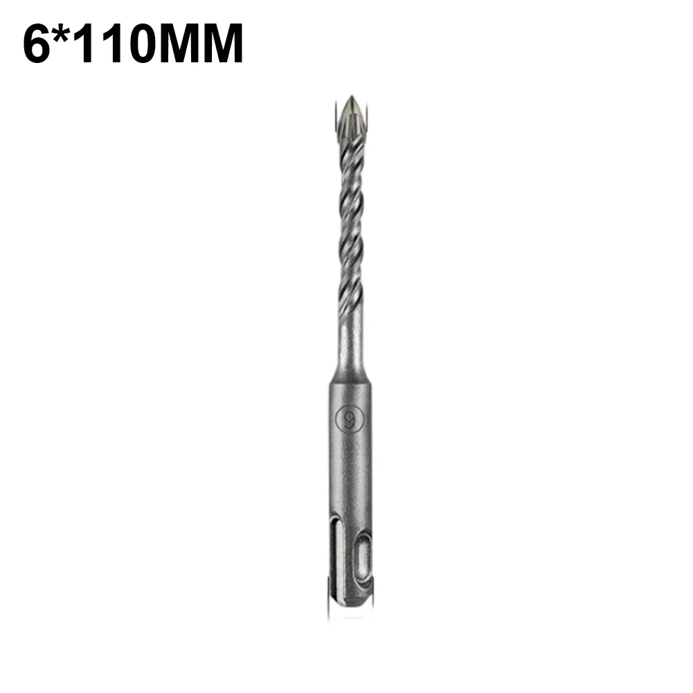 

Precision Cross Drill Bit For SDS PLUS Rotary Mode With Dual Groove For Efficient Chip Removal And Long Lasting Use