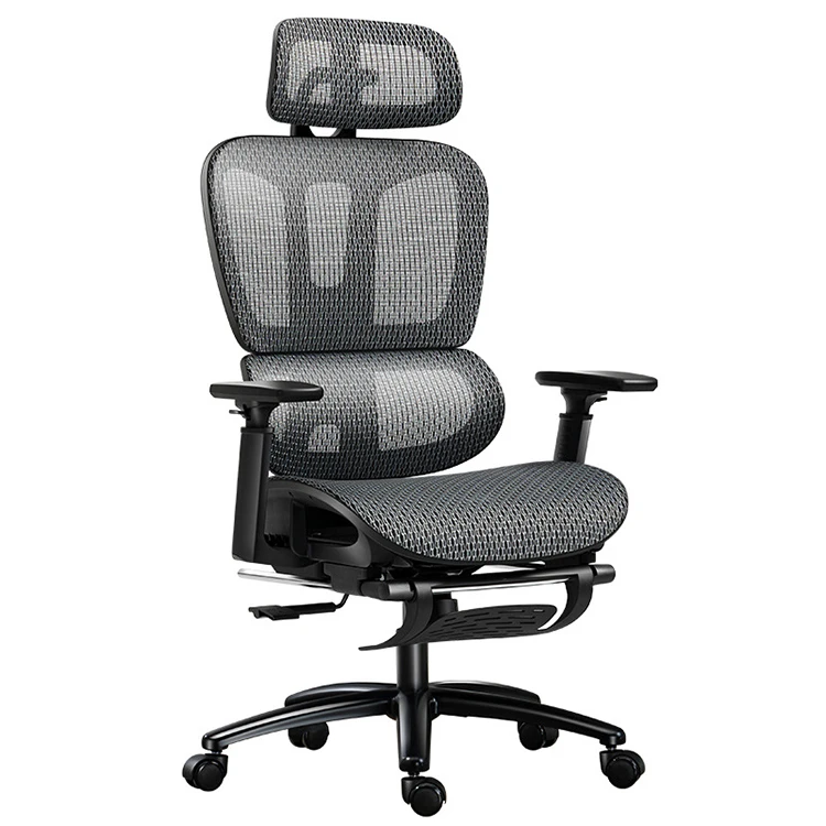The ergonomic adjustable office chair with breathable mesh is perfect for work or gaming settings.