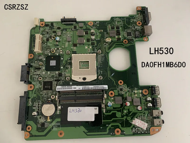 

Материнская плата для ноутбука Fujitsu LifeBook LH530 DA0FH1MB6D0 LH530, протестированная материнская плата ОК