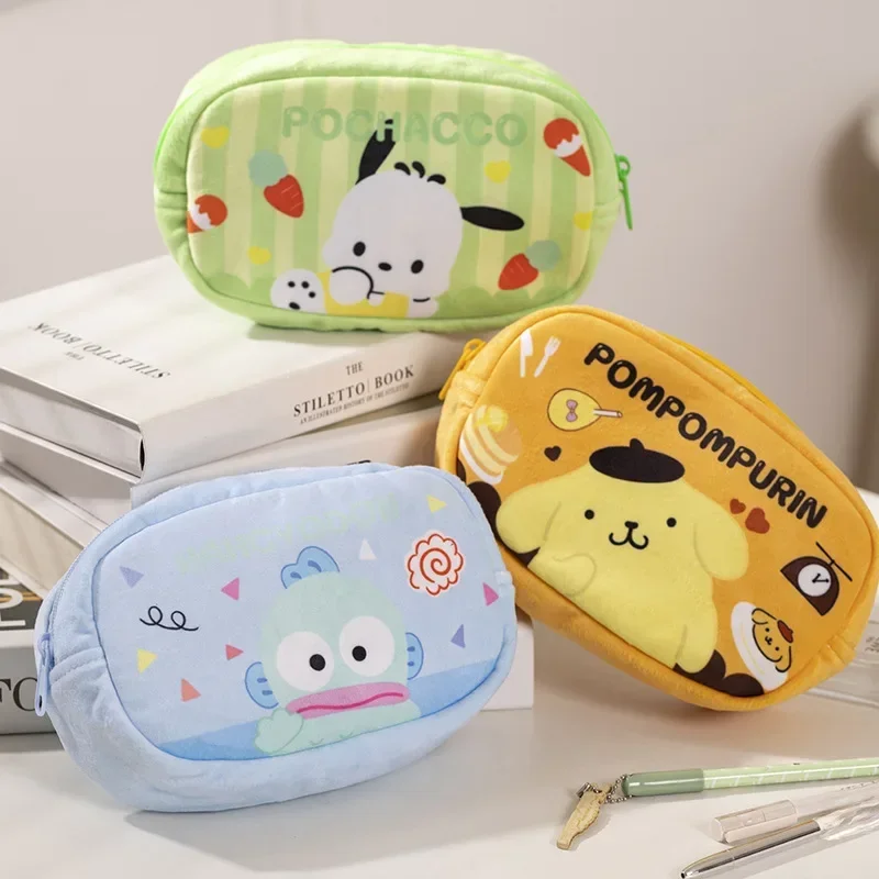 Sanrio hello kitty piórnik z motywem kreskówkowym dziewczyna torba do przechowywania artykułów piśmienniczych piórnik pranie kuromi kosmetyczka makijaż