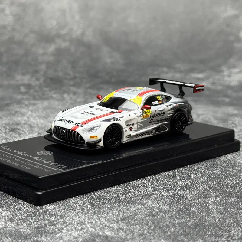 

Модель автомобиля Mercedes-Benz GT3 EVO 2024 в масштабе 1:64, 130 деталей # Металлические модели автомобилей и игрушечные машинки, миниатюрные масштабные модели автомобилей для детей