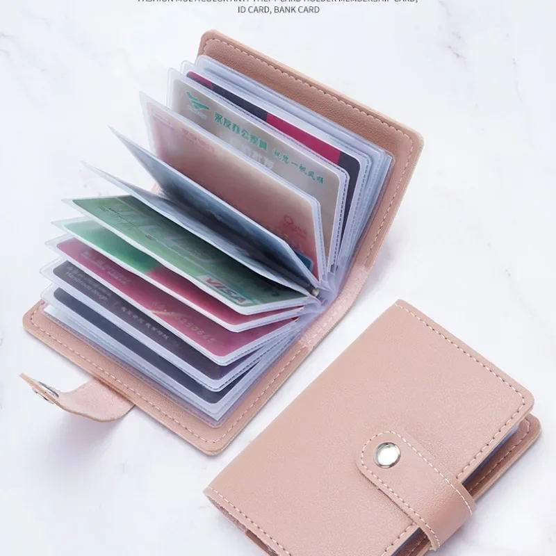 

Simplicity Solid Color ID Bank Card Holder for Women Series Kpop Idol Photocard Holder Collection Student/office Supplies