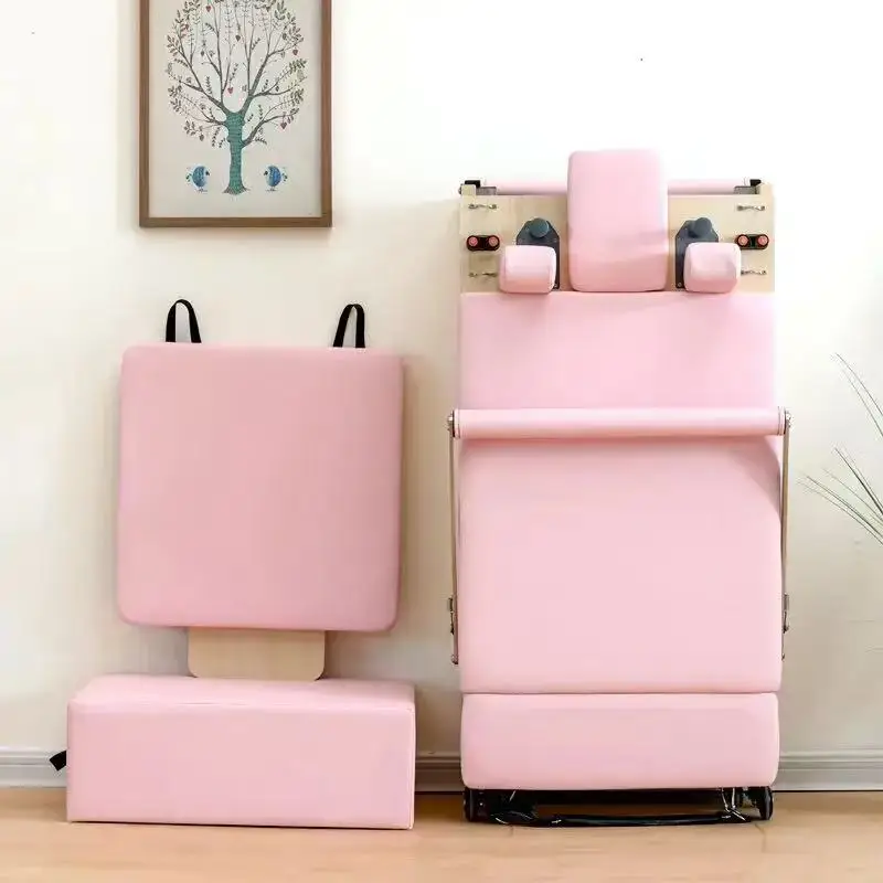 High Quality Wooden Folding Body Shaping Machine, Home Folding Pilates Bed, Factory Direct Sales Gym Fitness Equipment Core Bed