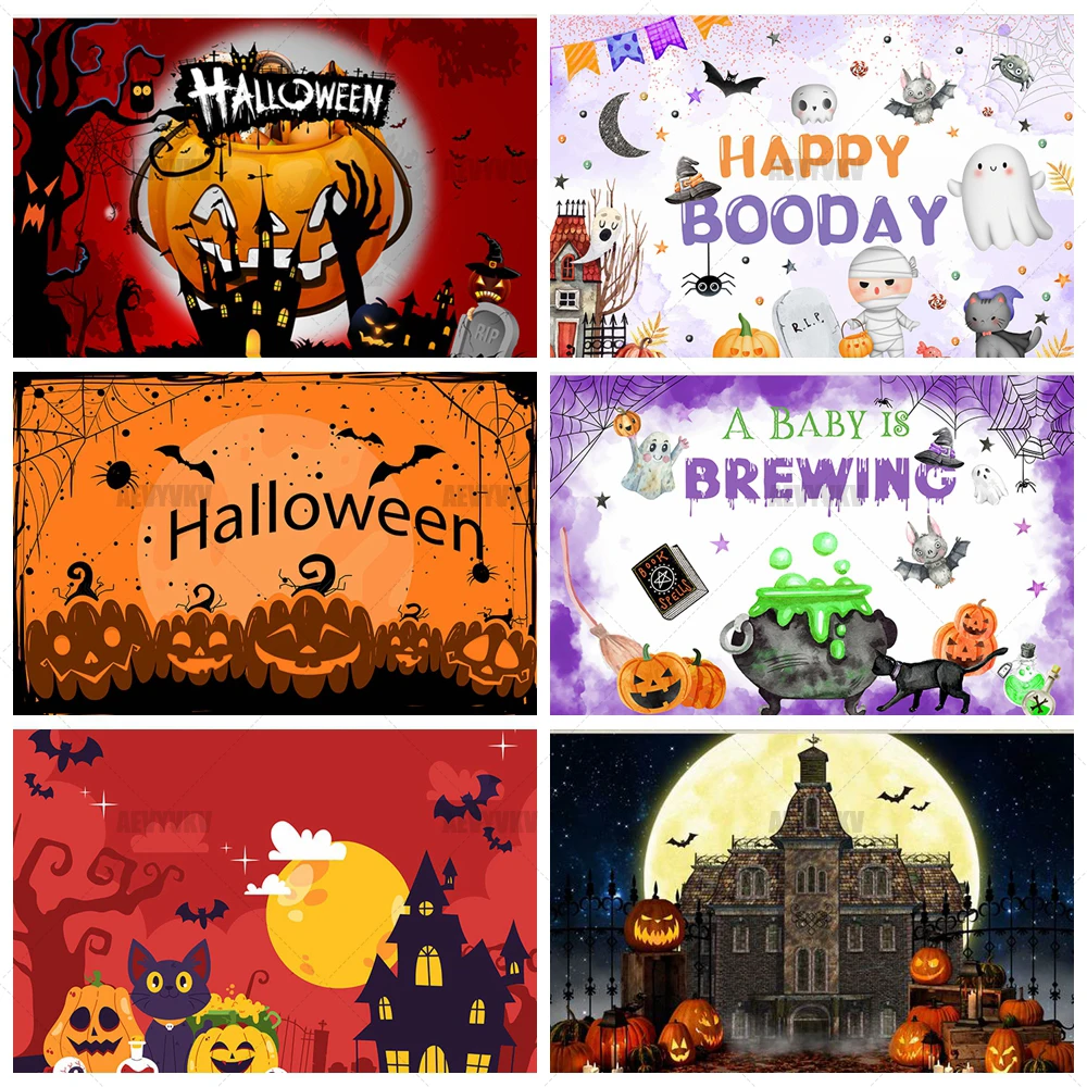 

Halloween Decoration Background Cloth Banner Party Horror Theme Photo Atmosphere Decoration Hanging Cloth Room Scene Layout Prop