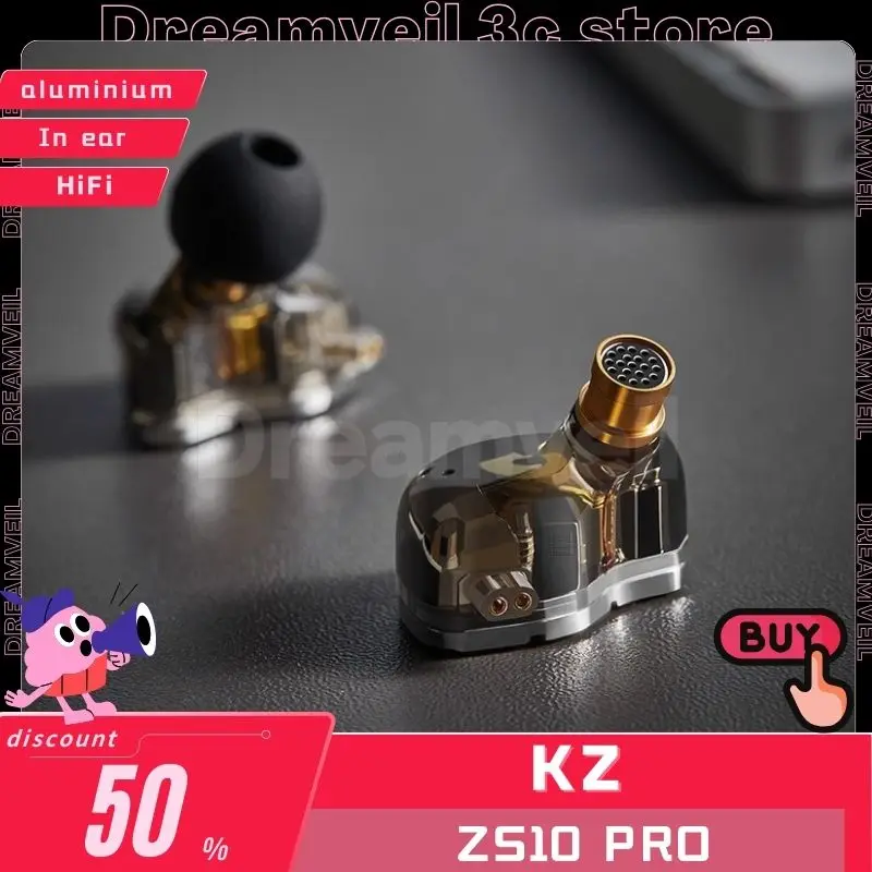 

Kz Zs10 Pro X Metal Earphones Hifi Bass Aluminium Earplugs Hybrid In Ear Monitor Music Sport Noise Reduction Headphones Custom