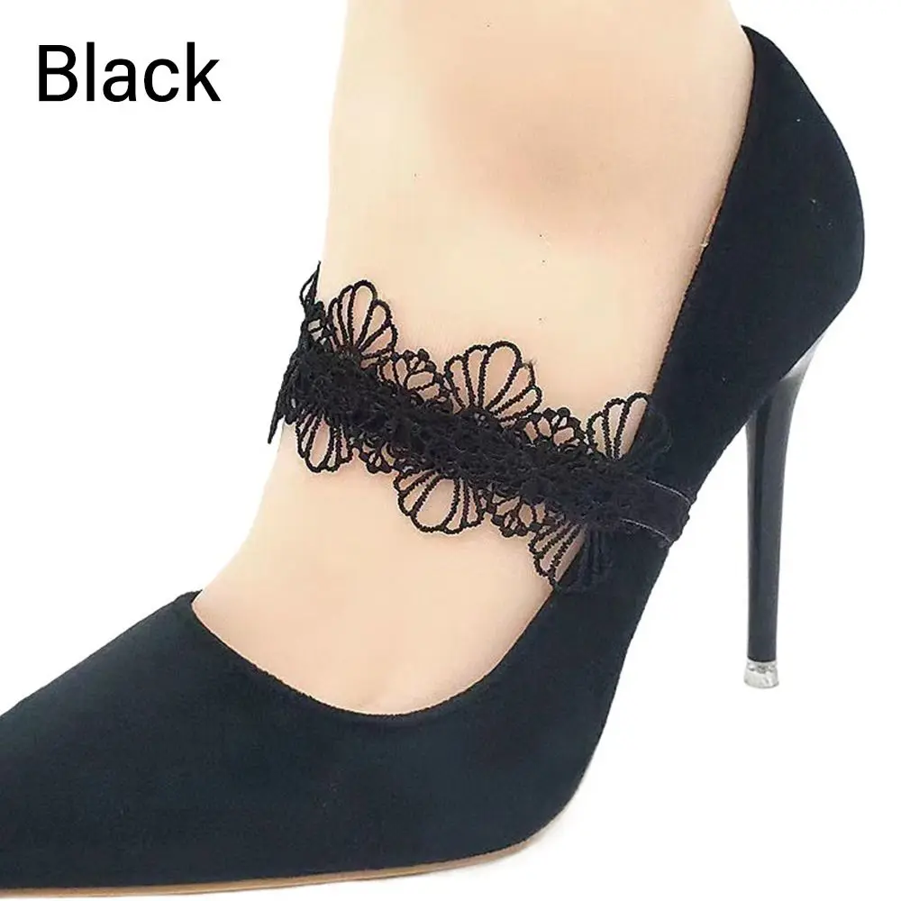 Women Elastic Shoes Band Ankle Shoe Belt Bundle Shoelace High Heels Holding Anti-skid Straps
