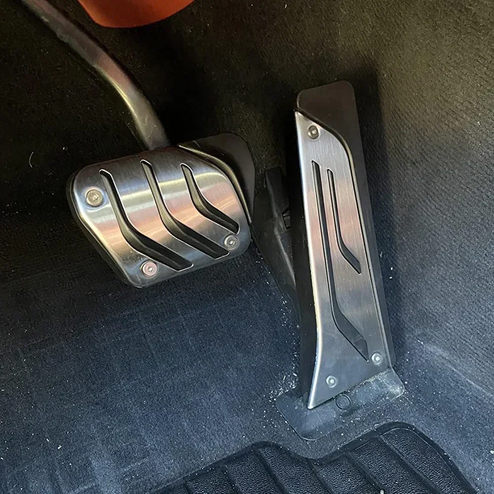 

No Drill Accelerator Fuel Gas Brake Pedal Pad for BMW F21 F36 F22 F30 F32 G07 G12 F25 G29 at Brake Gas Pedal Cover Accessories