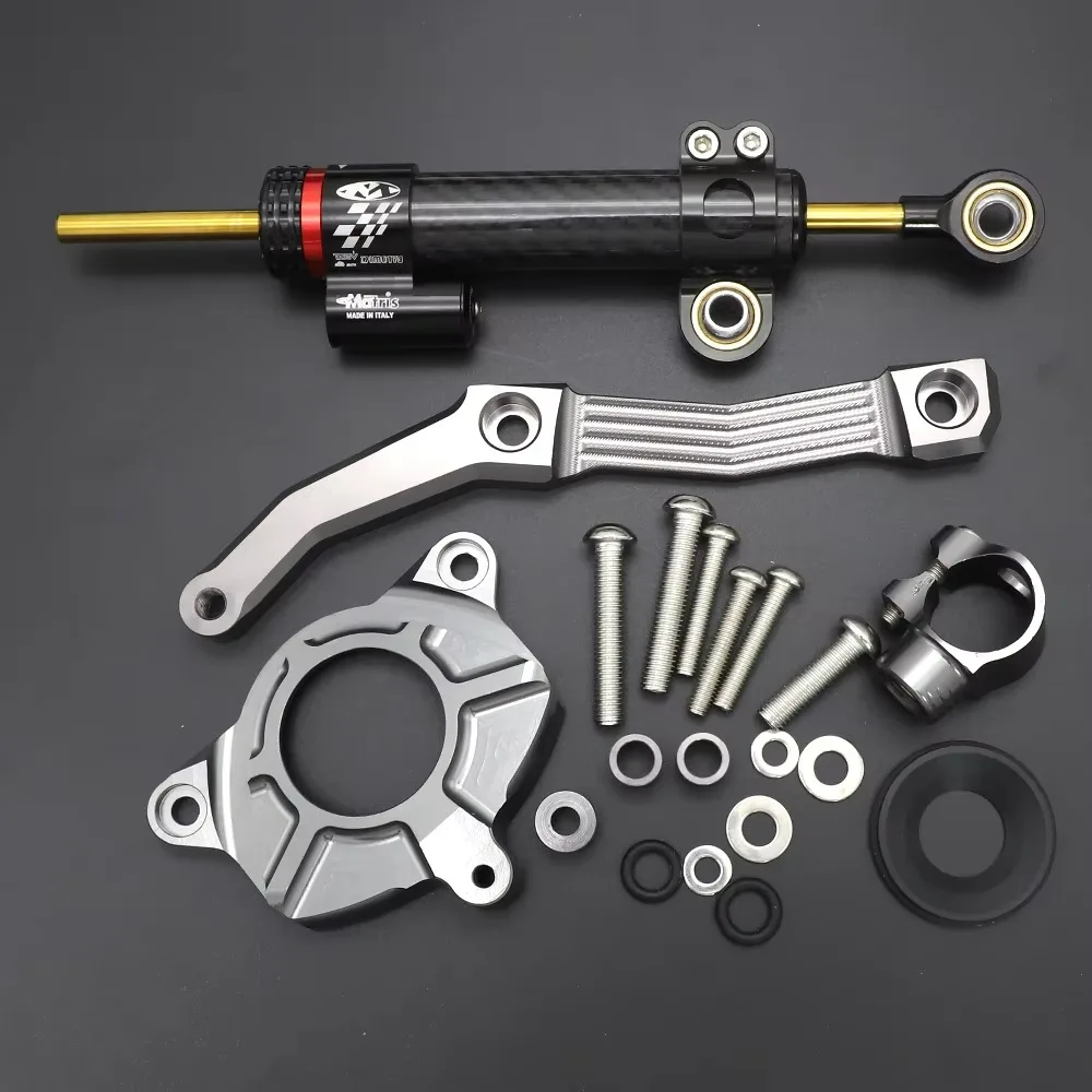 2010 2011 2012 2013 المثبط عدة CNC دراجة نارية استقرار التوجيه المثبط تصاعد قوس دعم كيت لكاواساكي Z1000 Z 1000 #6