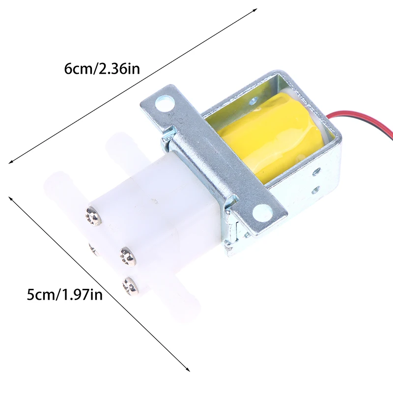 Électrovanne électrique à deux positions et trois voies, DC 6V/12V/24V, N/O N/C pour eau et Air, Valve de déshumidification de refroidisseur à double usage