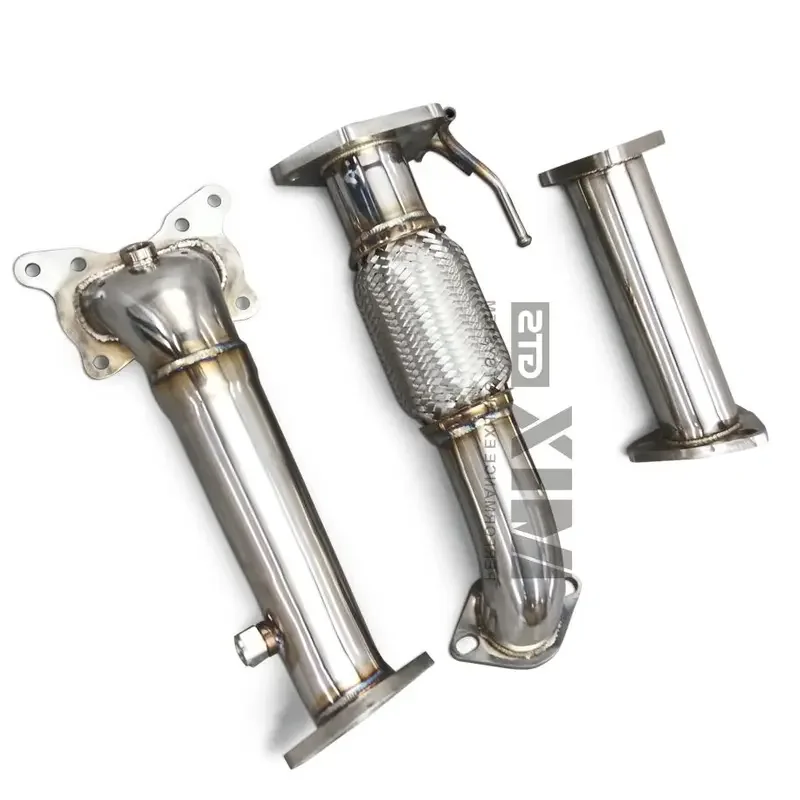 Stainless steel exhaust system, high flow and high performance original downpipe for 2009 Honda Sibo Rui 2.4