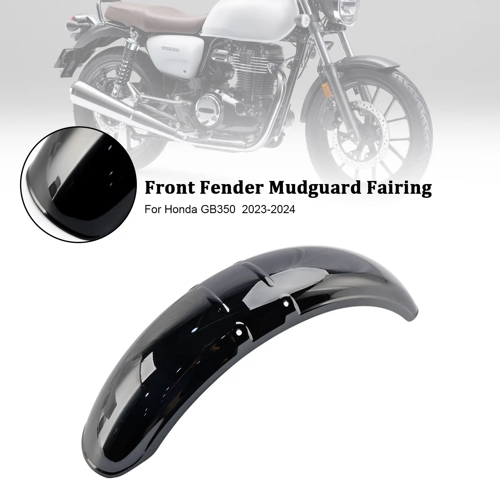 Front Fender Mudguard Fairing for Honda GB350 GB350S 2023-2024