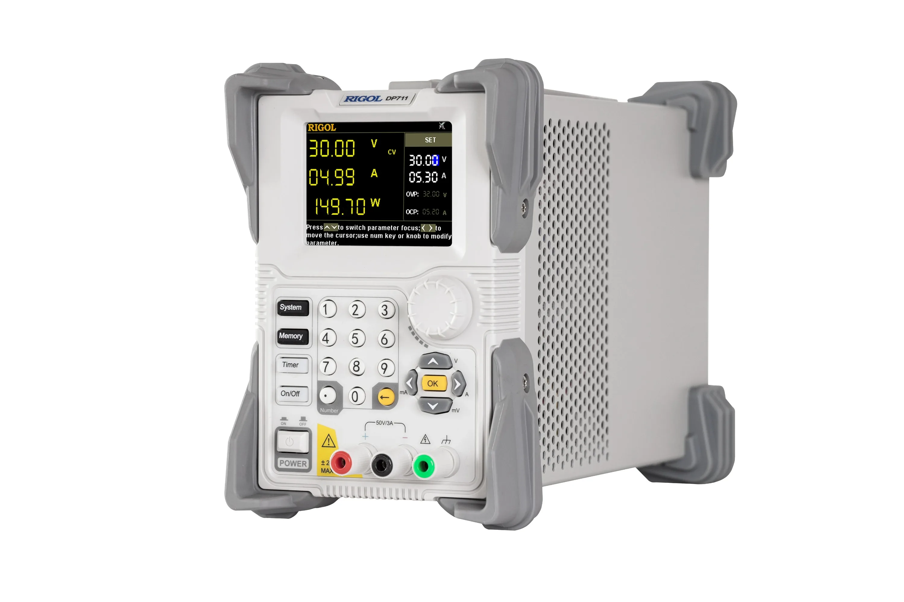 RIGOL DP700 Series  Programmable DC Power Supply, 150W Power, 1 CH, Resolution 10mV/10mA，DP711:30V/5A，DP712:50V/3A#xhd