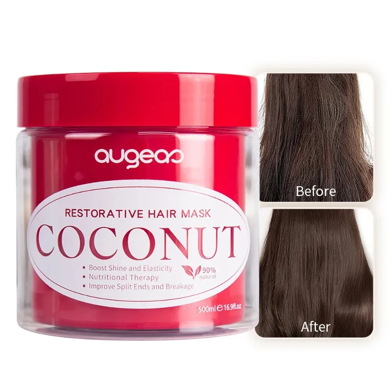 Get Shiny & Voluminous Hair with Our Hydrating Coconut Oil Hair Mask Treatment - Experience the Difference!