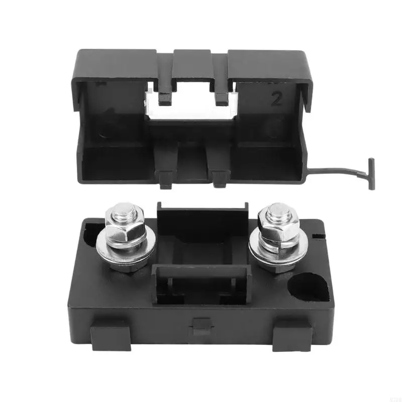 M76E Kfz-Sicherungshalter-Set zum Anschrauben mit 2 Metalllaschen zur Kabelreparatur – Detail 4