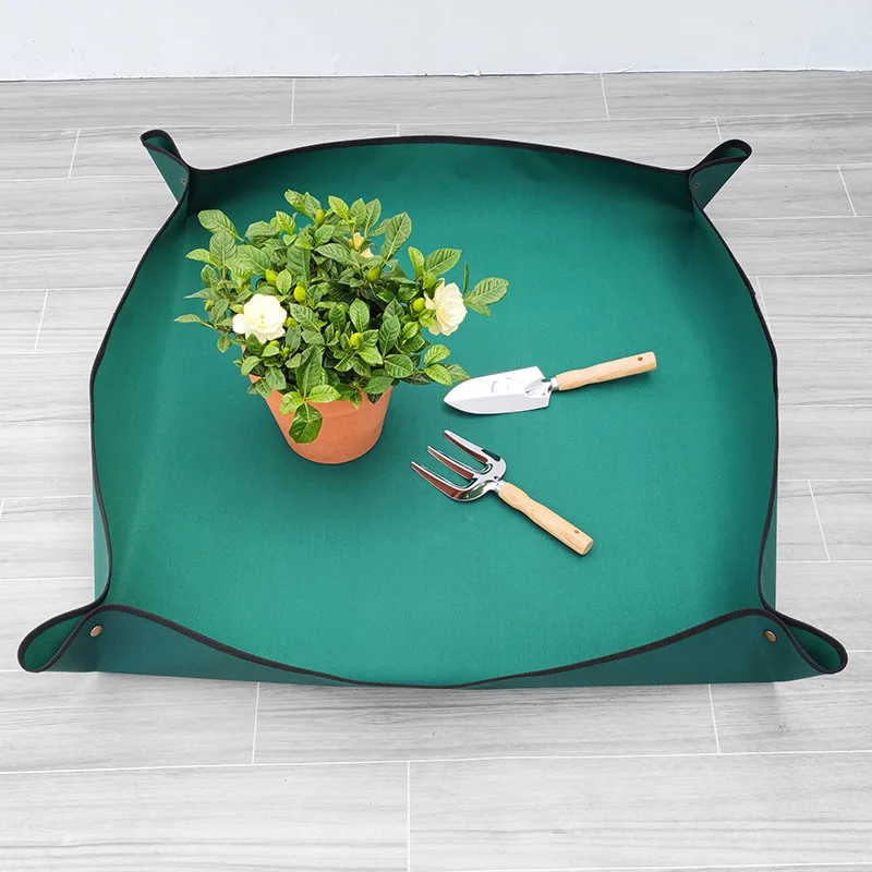 

Pot Trays for Transplanting Waterproof Garden Mats Reusable Flower Home Gardening Supplies Planting Mats Potting Pads Foldable