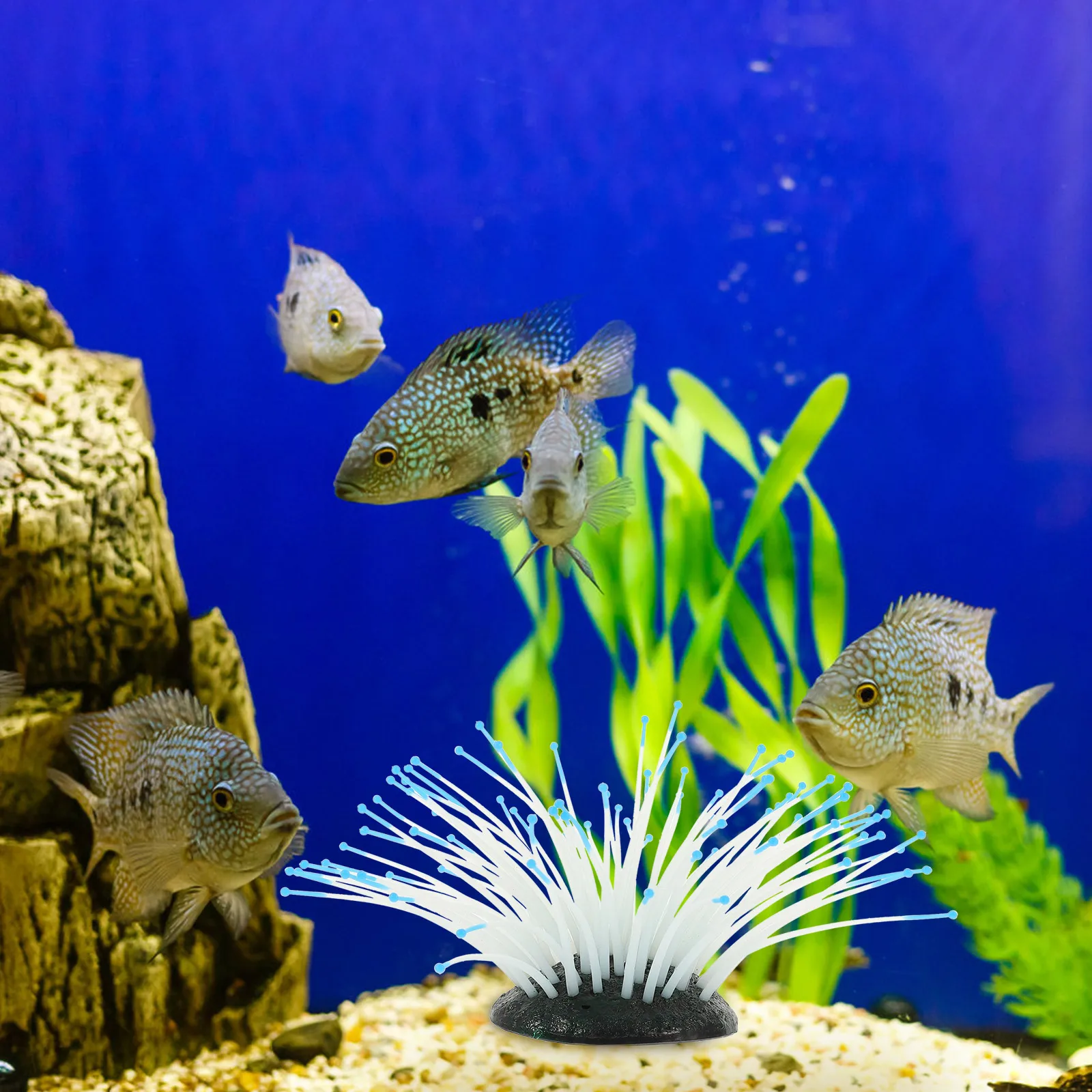 

Fish Tank Coral Plant Decorations Ornament Landscaping Ornaments Aquarium Silica Gel