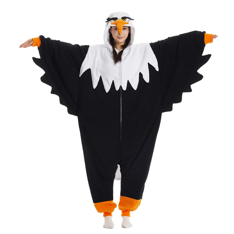 

Onesieshow Animal Kigurumi Pyjamas Halloween Onesies Adult Cartoon Eagle Pajama Cosplay Party Costume Women Men Homewear