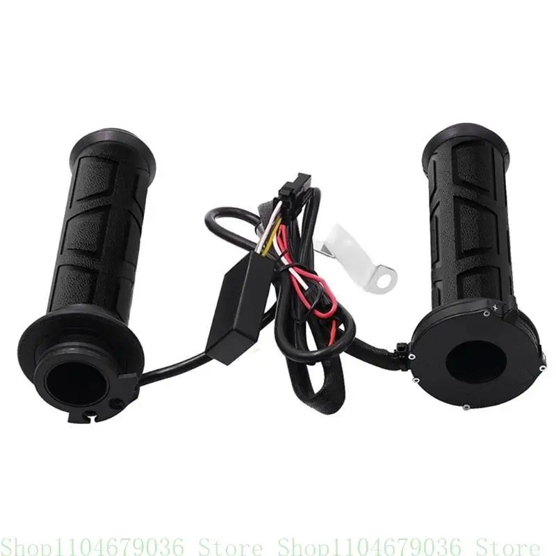 

652F 22mm Electric Heated Pad E-bike Handlebar Warmer Winter Grips Heating Cushion E-bike MotorbikeHandlebar Warmer
