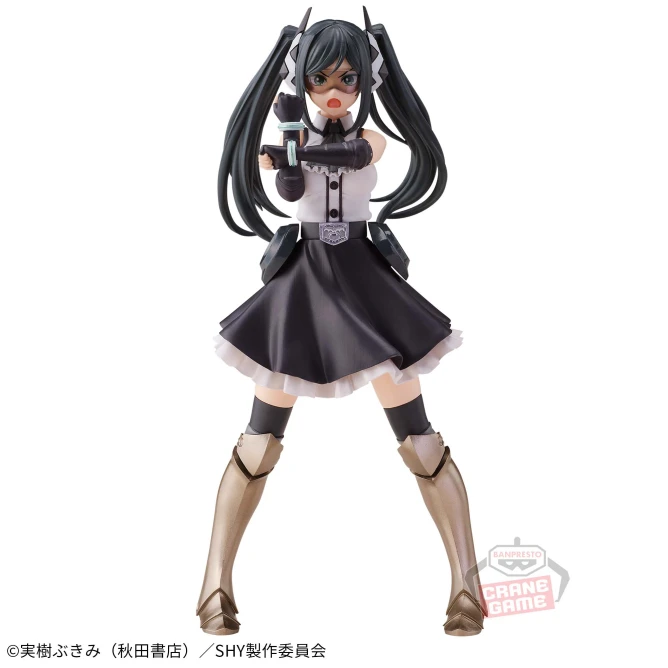 Original Bandai SHY Hero Momijiyama Teru SPIRITS LADY BLACK Kufufu Li Mingming Anime Figure Action Model Collectible Toys Gif