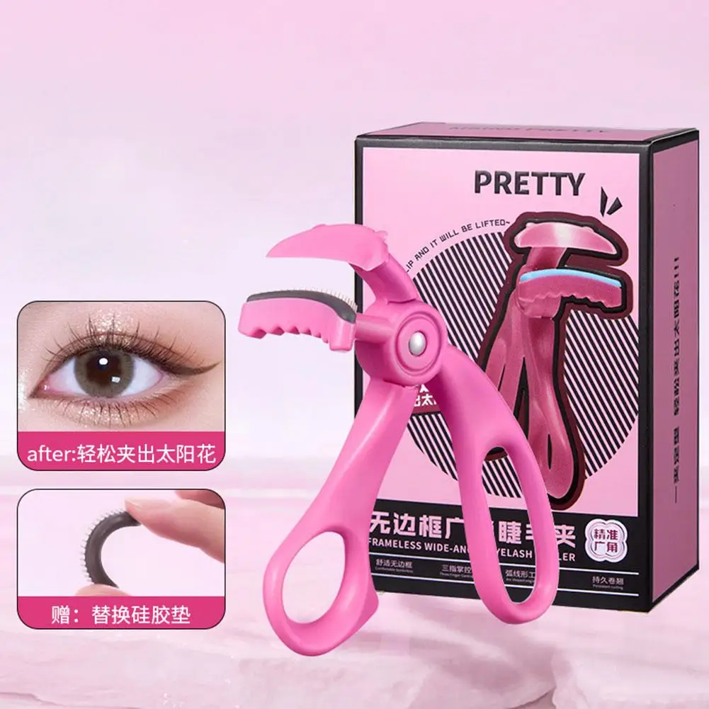 Wide-angle Eyelash Curler Frameless Curling Comb Curling Lash Shaping Beginners Clip Eyelash Extension Assistant Eyelash Tools