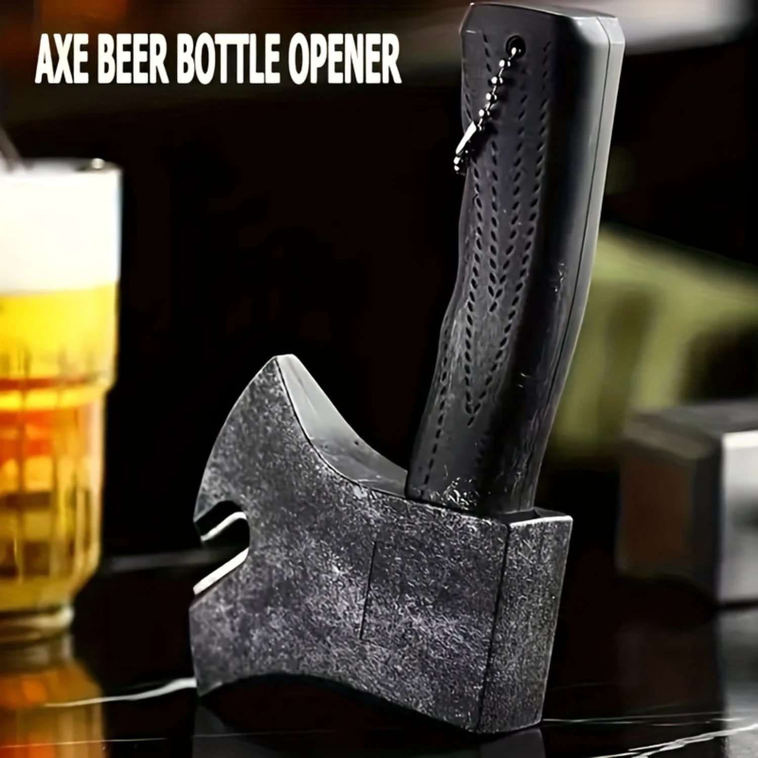 "Unique" Axe-Shaped Bottle Opener For Beer, Wine & Juice - Perfect For Bars, Pubs, Clubs, Restaurants &  Use - Ideal Summer Drin