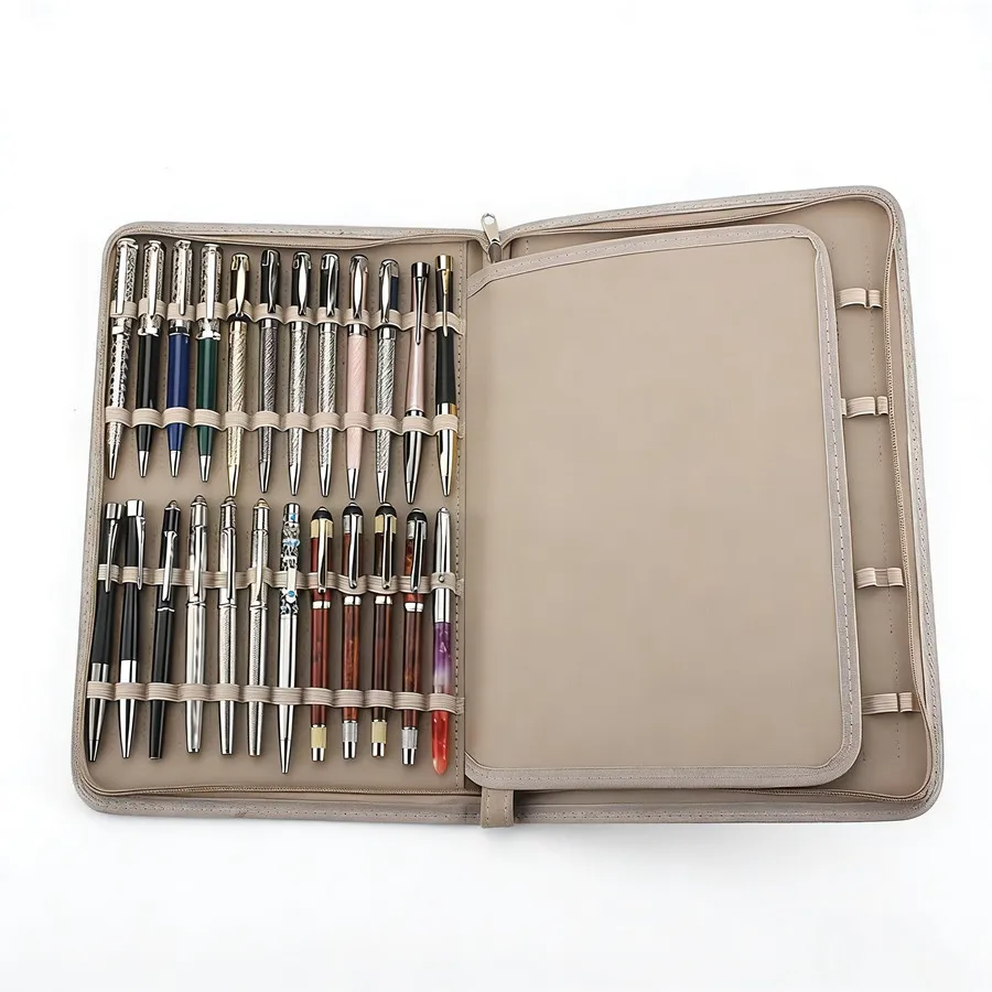 48/24/10 Slots Fountain Pen Case Organizer Bag, Waterproof C