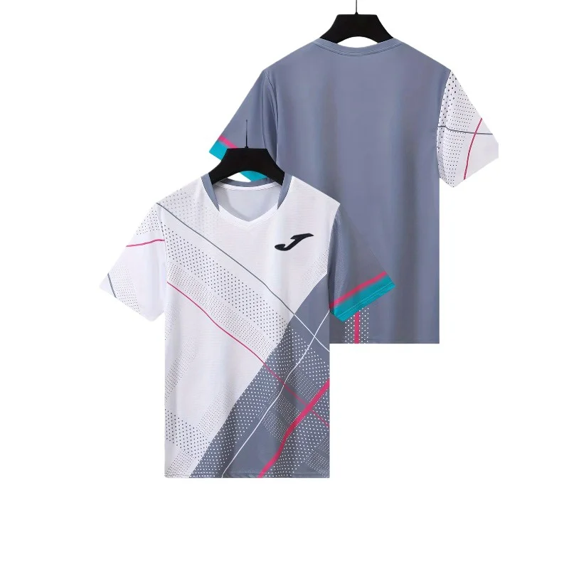 JOMA 2026 تي شيرت صيفي جديد لتنس الطاولة ثلاثي الأبعاد مطبوع فضفاض وسريع الجفاف ومريح ورياضي وعصري بأكمام قصيرة Y2K #2
