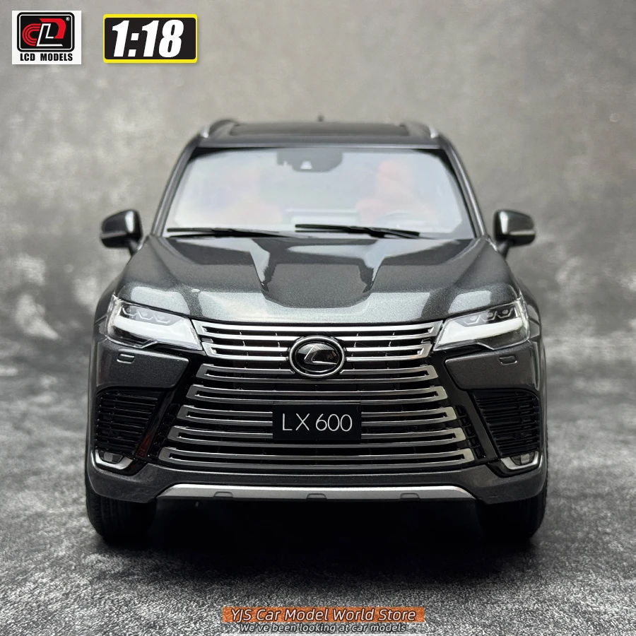 LCD Die-cast car model 1:18 Scale Lexus LX600 SUV car model static