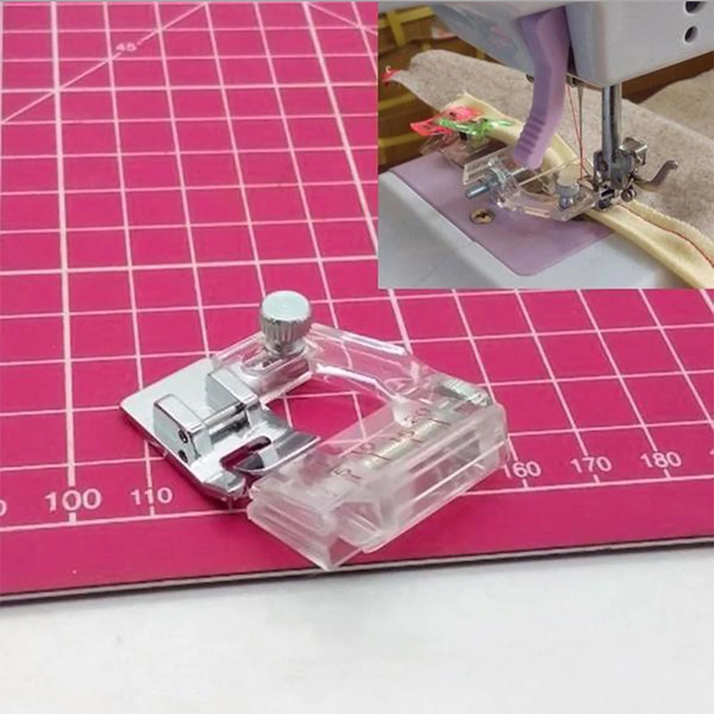 

Pressure Foot Sewing Machine Presser Foot Adjustable Bias Binder Foot Set for Domestic Sewing Machines