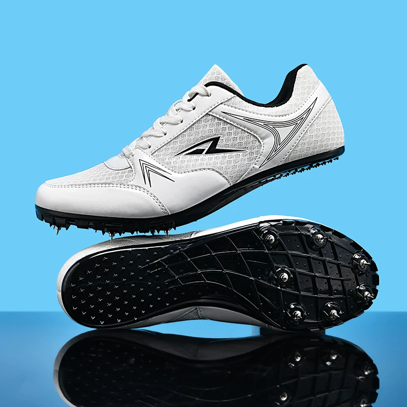 New Men's and Women's Triple Jump Sneakers for Campus Track and Field Competitions - Anti Slip High Jump Sneakers Sizes 35-46