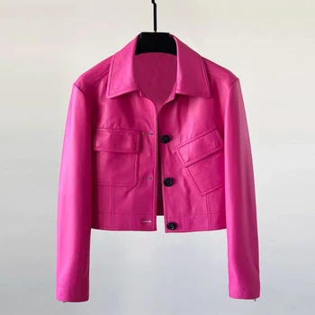 Giacche corte in vera pelle da...