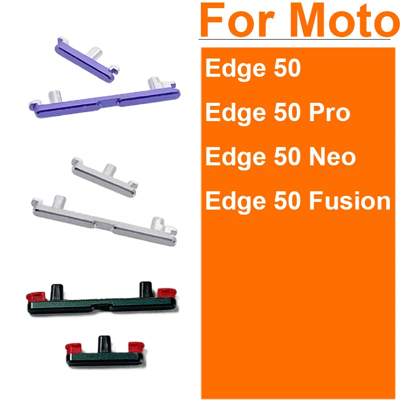

On OFF Power Volume Side Key For Motorola MOTO Edge 50 Fusion Edge 50 Neo Pro Power Volume Button Flex Cable Replacement Repair