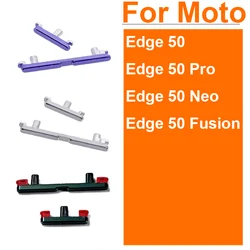 On OFF Power Volume Side Key For Motorola MOTO Edge 50 Fusion Edge 50 Neo Pro Power Volume Button Flex Cable Replacement Repair