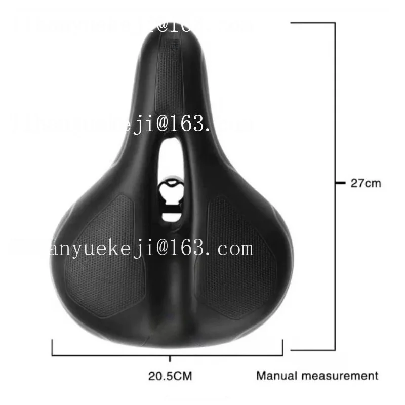 Bicycle hollow mountain bike seat cushion wide thickened bicycle seat cushion saddle long-distance cycling seat bag