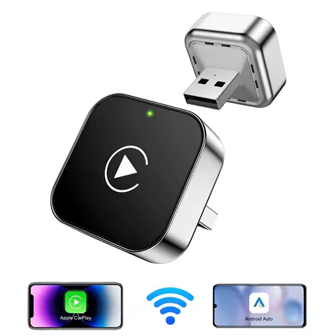 Pionray 2in1 Wireless CarPlay Adapter Android Auto AI Smart Box Car Intelligent Systems For VW Toyota Nissan Honda Ford Benz