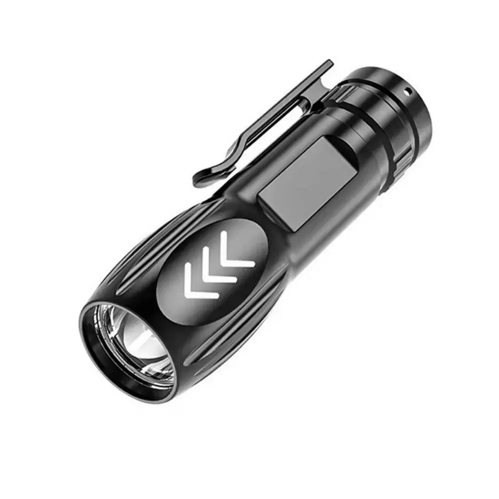 

Waterproof Mini LED Flashlight USB Rechargeable Portable Emergency Torch High Bright Clip Pocket Camping Light Outdoor