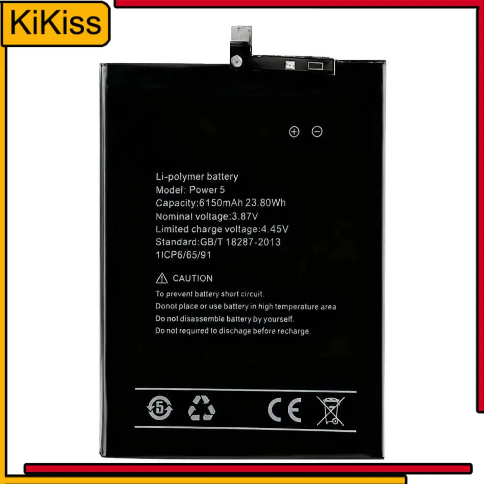 

Mobile Phone Battery Stable Premium Replacement 6150Mah For Umidigi Umi Power 5