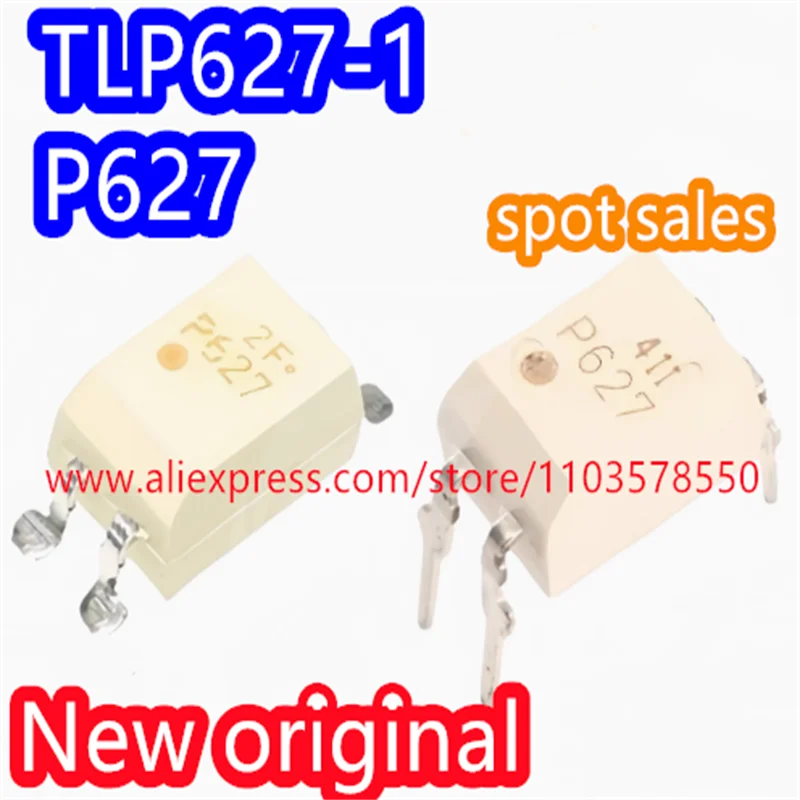 10PCS  New original TLP627-1 inline DIP4 P627 TLP627 Darlington optocoupler TLP627GB SMT SOP4