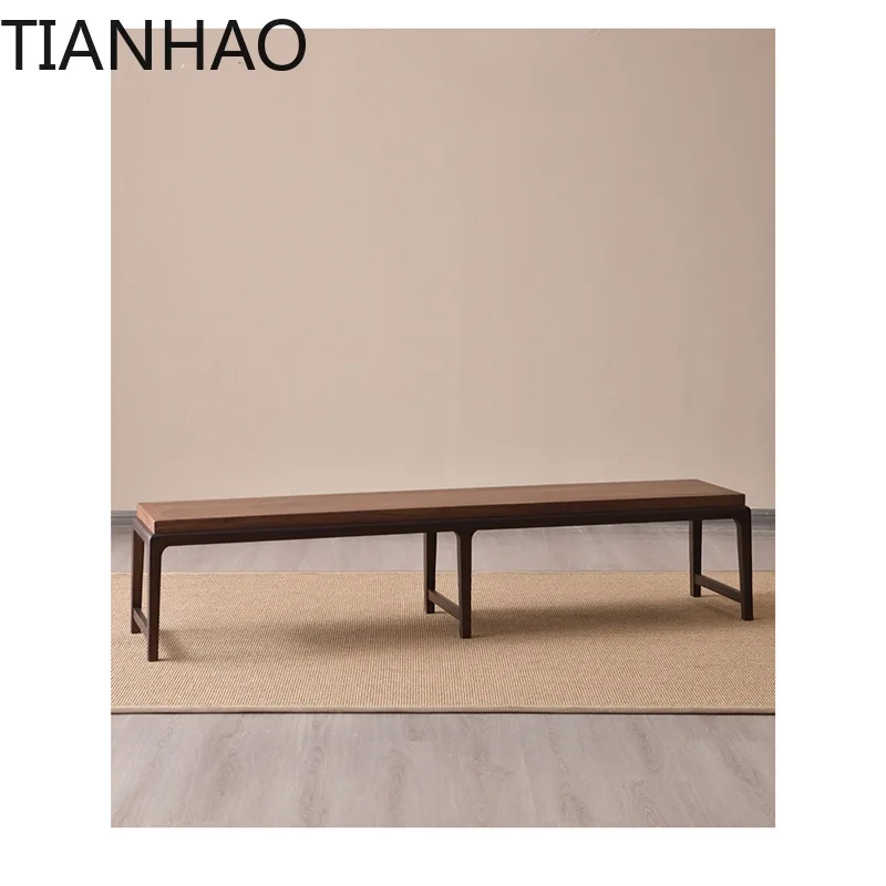Solid wood bench Black walnut bench Dining table
