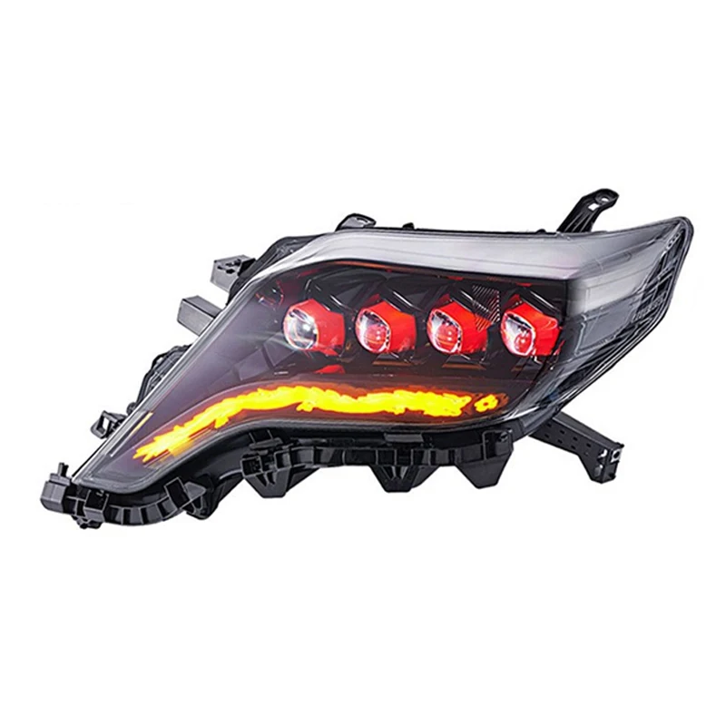 Car Styling for Toyota Prado Head Light 2014 2015 2016-2017 Prado Headlight DRL Turn Signal Low High Beam Projector Lens