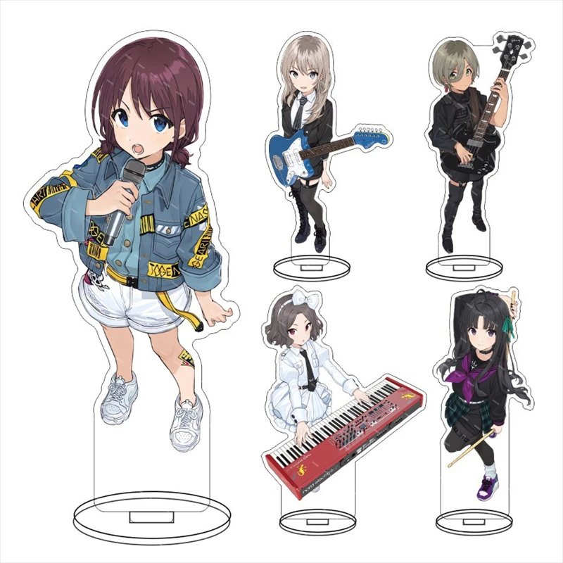 

GIRLS BAND CRY Acrylic stand Iseri Nina Momoka Awa Tomo RUPA figure Stand Plate Cosplay Prop Decor Firend Festivals Gifts 15cm