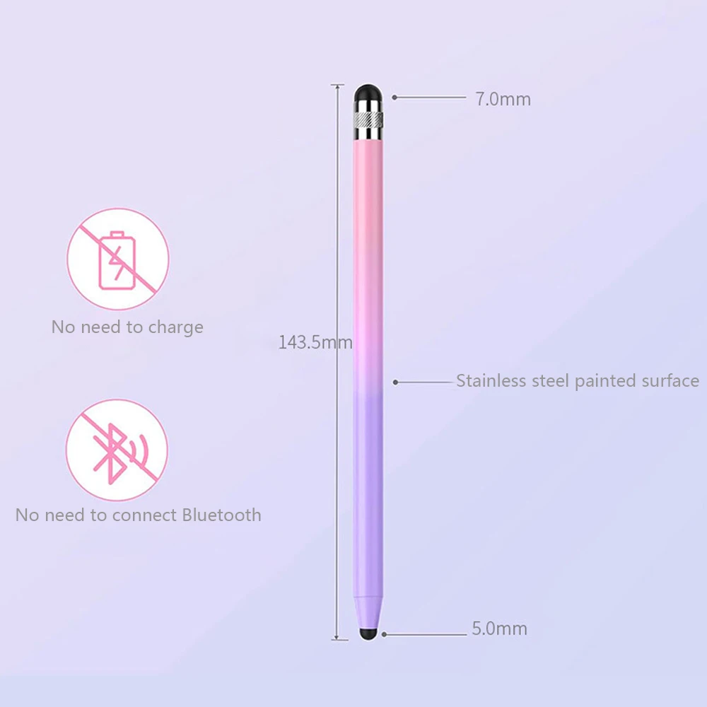 Farbverlauf-Stylus-Stift, kapazitiver Bildschirm-Zeichenstift für iPhone, iPad, Smartphone, universeller Touch-Stift – Detail 5
