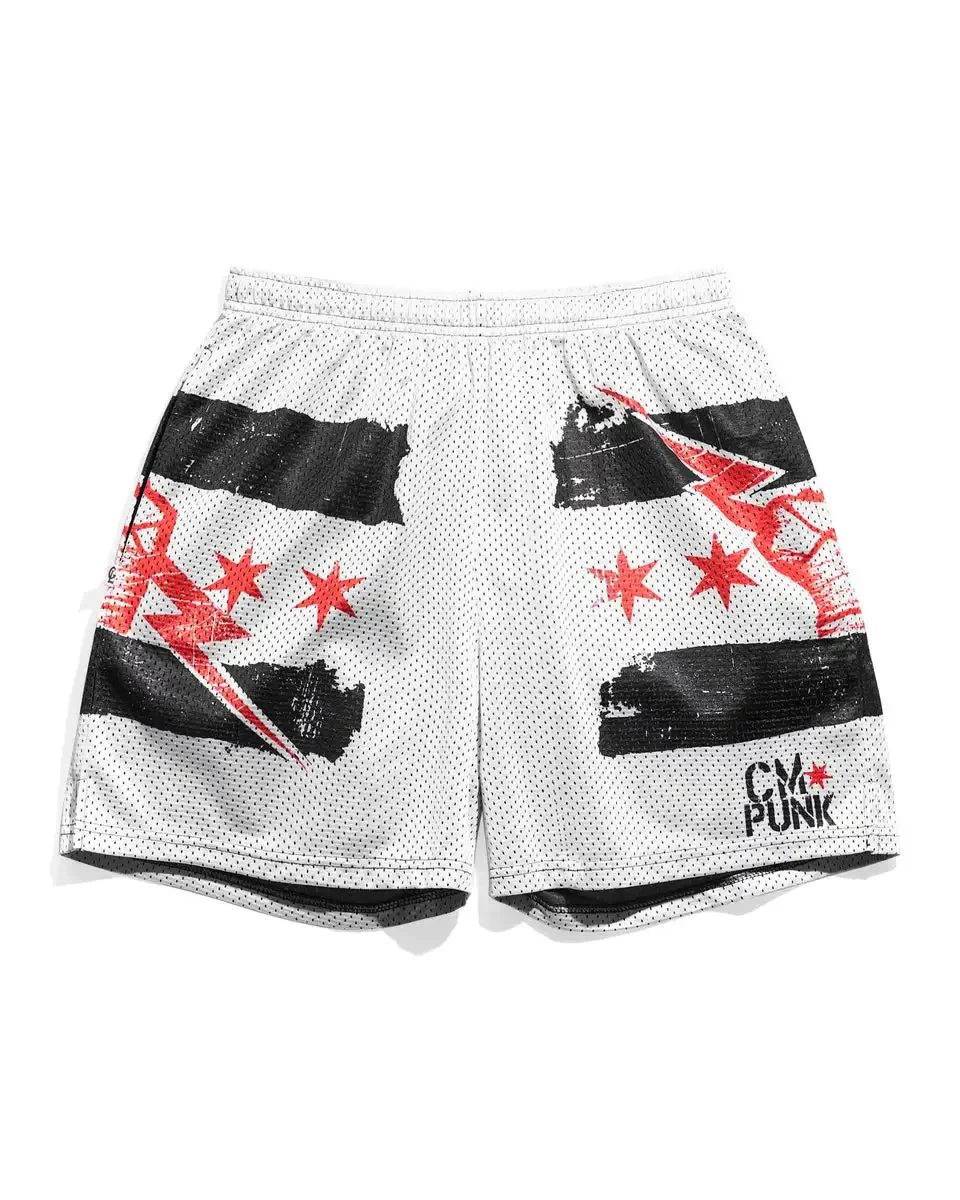 2025 Fighting Training Sports Casual Shorts CM Punk Star Shorts Men Women Oversized Shorts Breathable Fast Dry 3D Printed Shorts