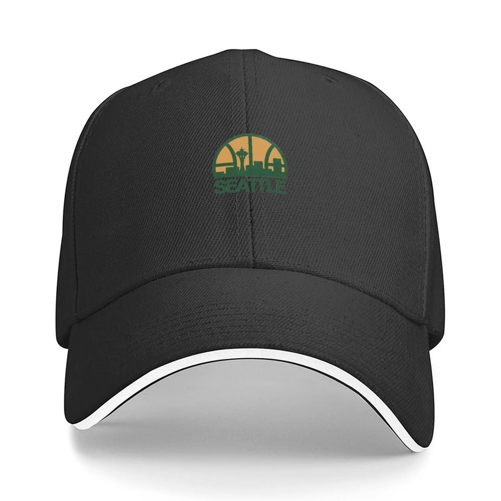

Seattle Sonics Baseball Cap summer hat beach hat Vintage custom Hat Luxury Woman Men's