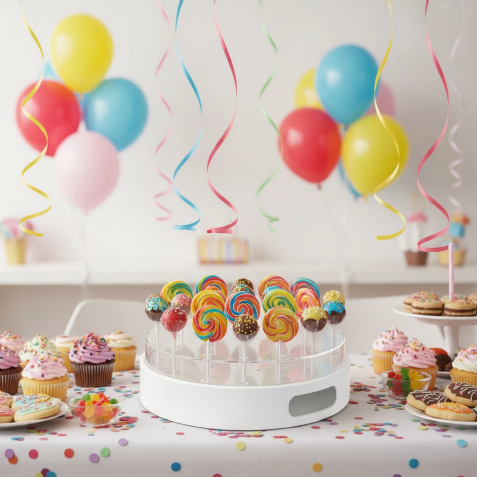 Sucker Display Stand Acrylic Sucker Holder Candy Display Stand 22-Hole Transparent for Parties, Birthday Treats