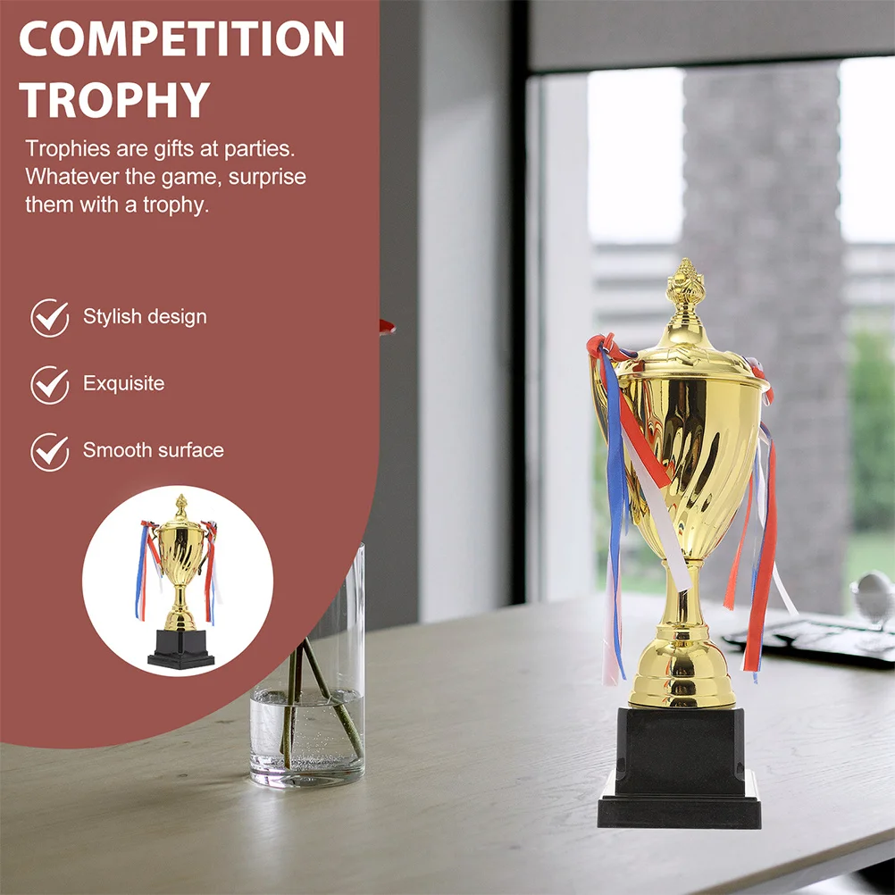 

1pcs Creative Gold Award Winner Party Favors Competition Rewards Classroom Supplies Metal Cup Race Trophy Decor Award